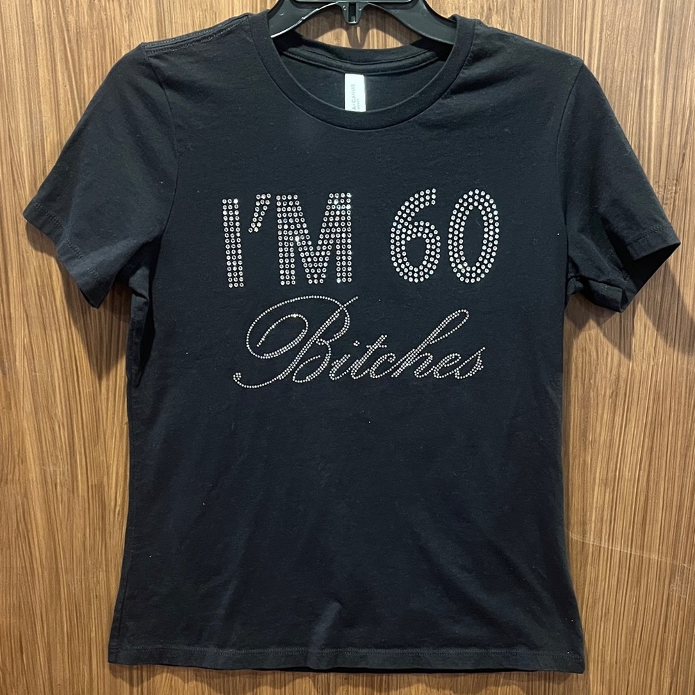 Bella Canvas Black 60th Birthday T-Shirt